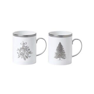Winter White Mug, Set of Two | Wedgwood | Wedgwood