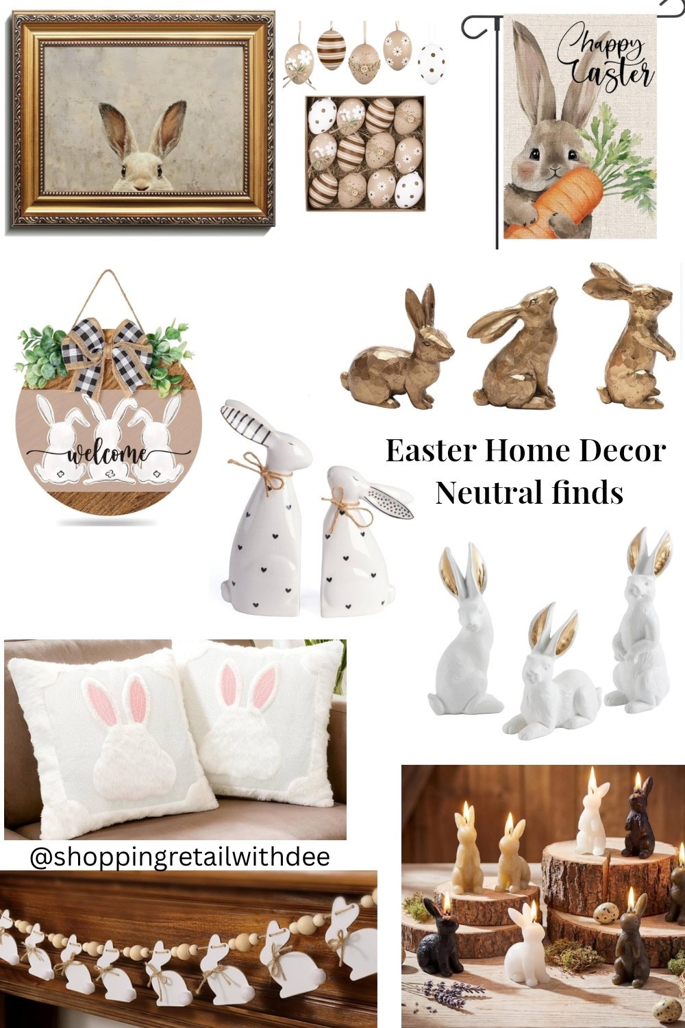 Neutral Easter decor finds all under $25 🐣🤍Soft tones, simple textures, and budget-friendly pieces that make it easy to decorate for spring without overdoing it. Perfect for shelves, tables, and everyday neutral homes. #ltkspringsale
#EasterDecor #NeutralHome #SpringDecor #BudgetFinds #EasterFinds #HomeDecorUnder25 #SeasonalDecor #MinimalDecor #SpringHome

#LTKSeasonal #LTKHome
