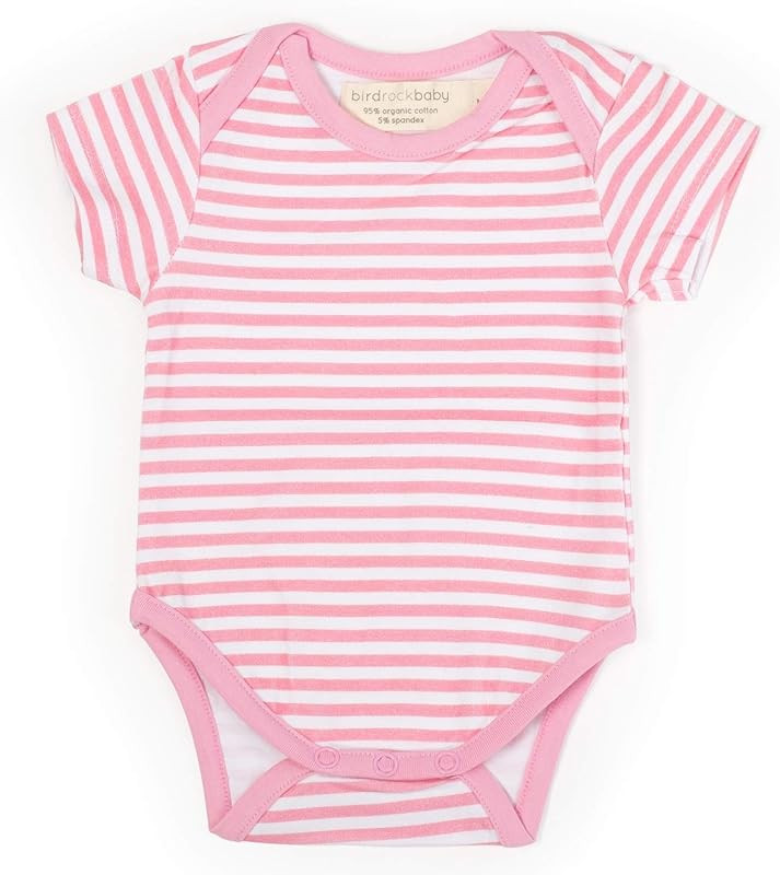 BirdRock Baby Organic Cotton Bodysuit - Onesie for Newborn and Infant Girls and Boys | Amazon (US)