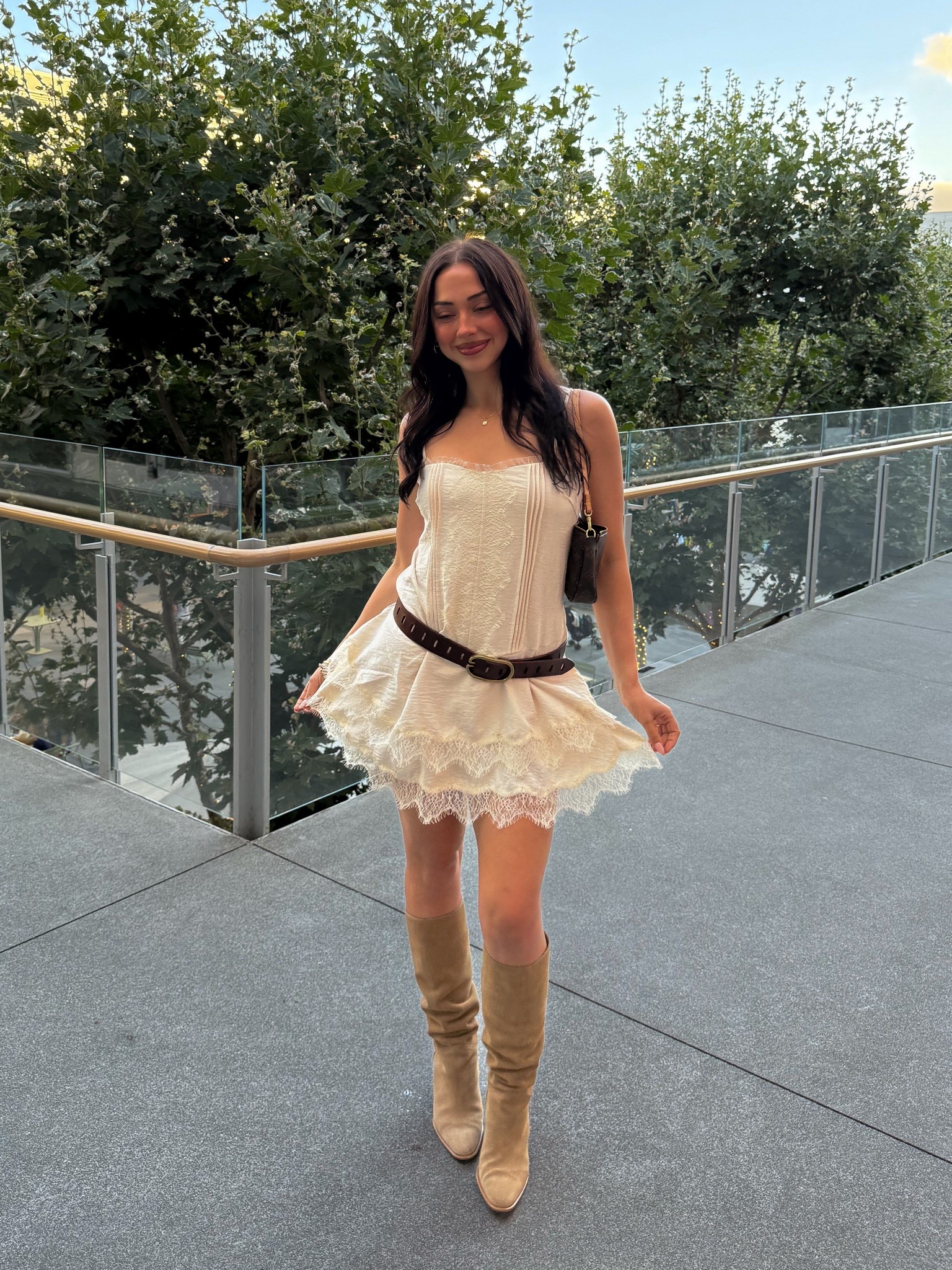 Boho chic fall outfit 