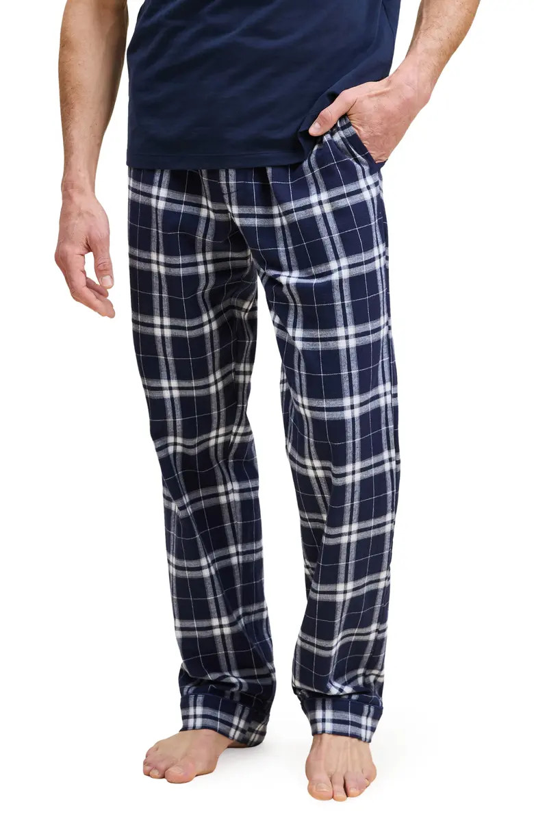 Oxford Tartan Cotton Pajama Pants | Nordstrom