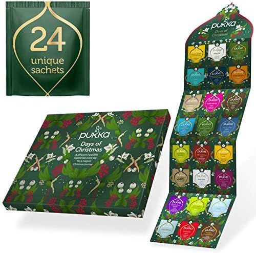 Pukka Herbs Tea Advent Calendar 2021, 24 Beautiful Herbal Teas | Amazon (US)