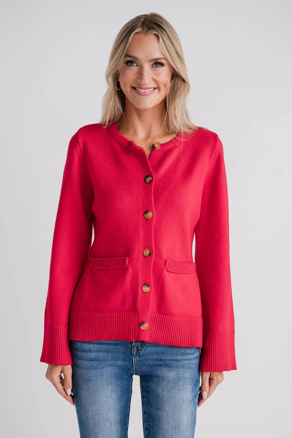 Sugarlips Pamelia Wide Sleeve Button Up Cardigan | Social Threads