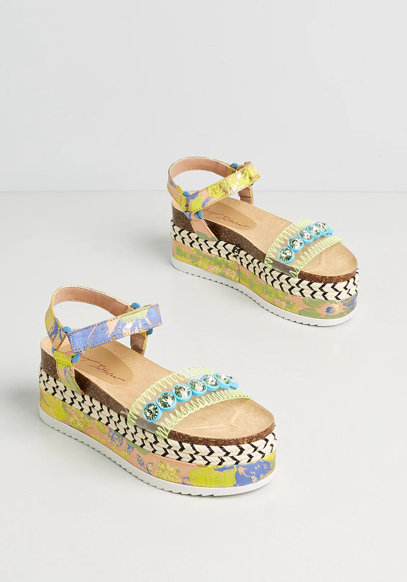 Hot on the Trail Platform Sandals | ModCloth