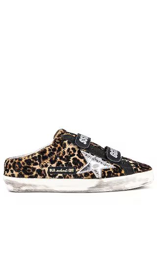 Superstar Sabot Sneaker in Beige Brown Leopard, Black, & Silver | Revolve Clothing (Global)