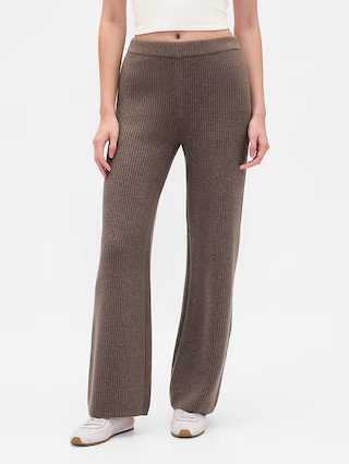 CashSoft Shaker-Stitch Sweater Pants | Gap (US)