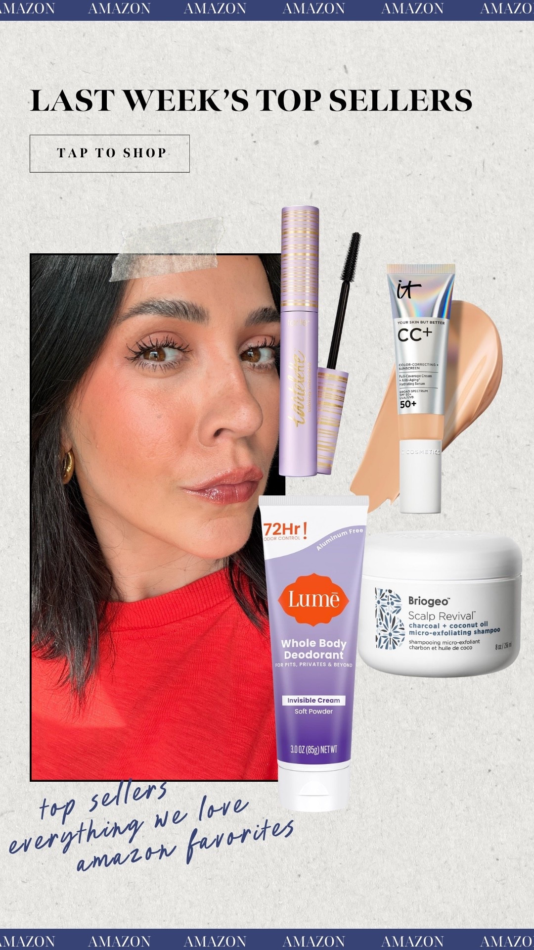 Last weeks top sellers! Viral cc cream, the best tubing mascara, lume whole body deodorant & detox scalp shampoo!

#LTKselfcare #LTKBeauty #LTKSeasonal