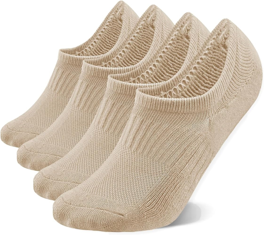 EPEIUS Thick No Show Socks for Women Athletic Ankle Socks Cushioned Running Low Cut Non Slip Foot... | Amazon (US)