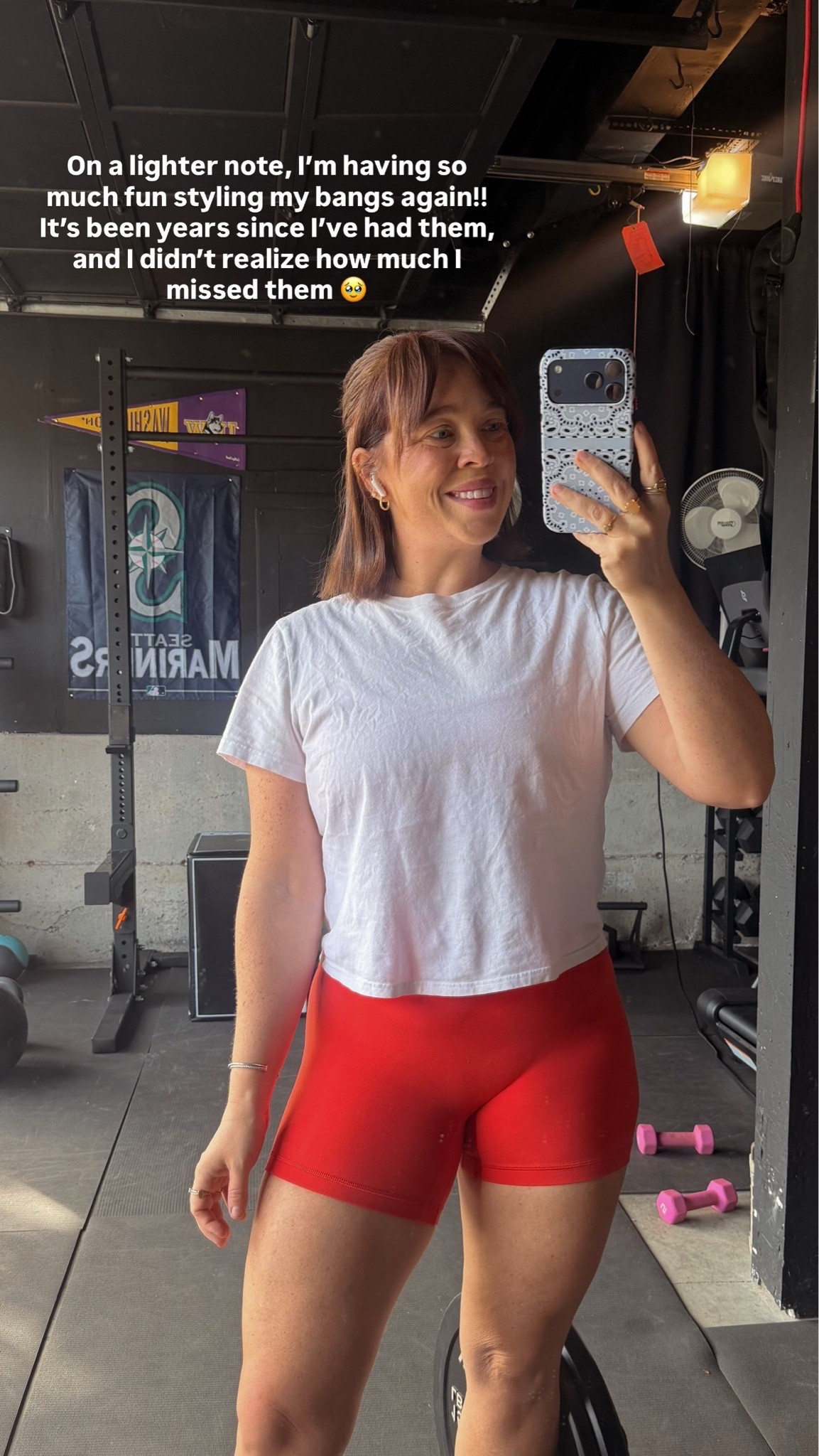 Gym OOTD ❤️👟🤍 size 8/10 | M/L | 5’4”

#LTKootd #LTKfitnessgoals #LTKActive
