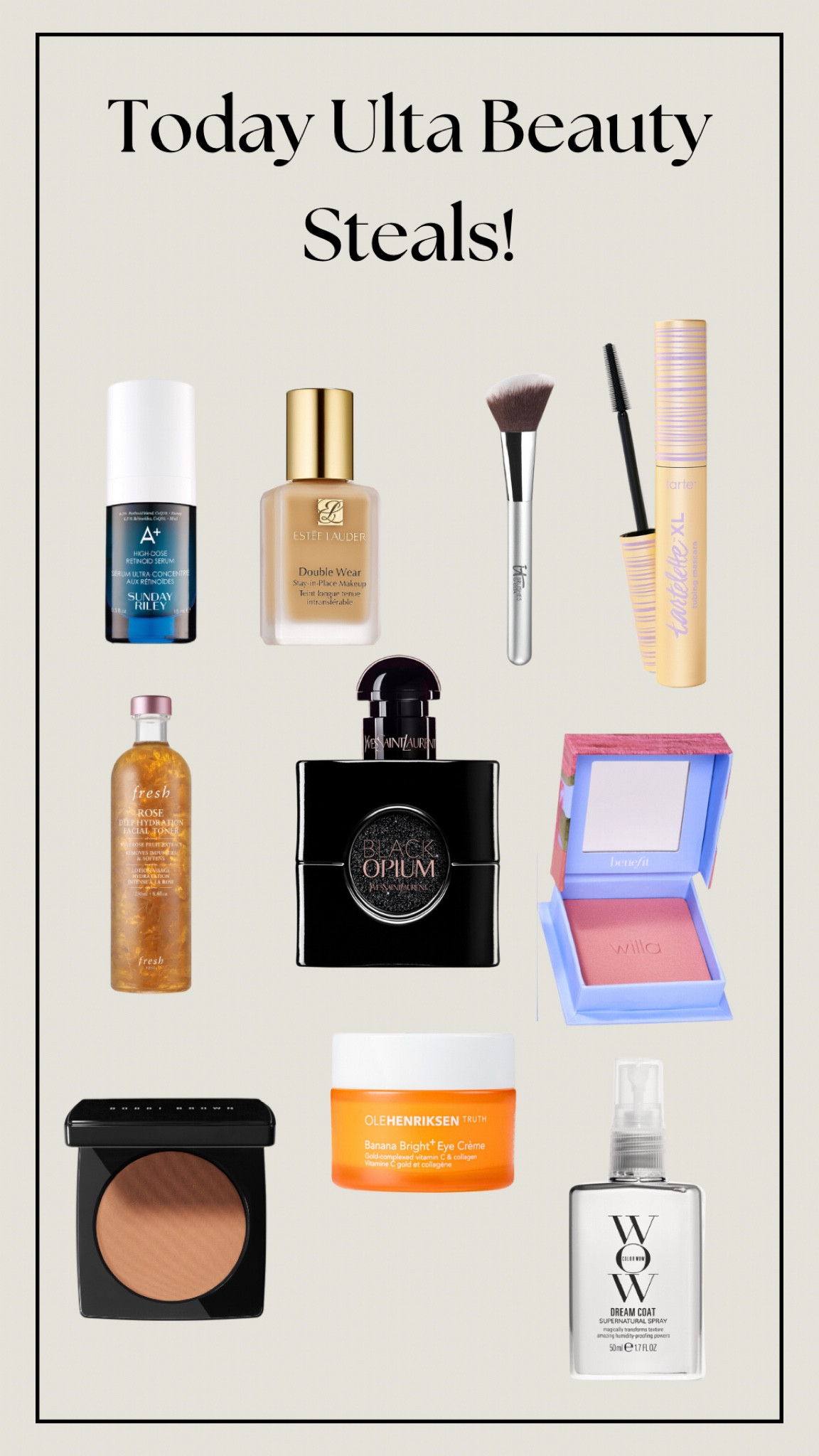 Ulta beauty steals today! So good.

#LTKSaleAlert #LTKBeauty #LTKFindsUnder100