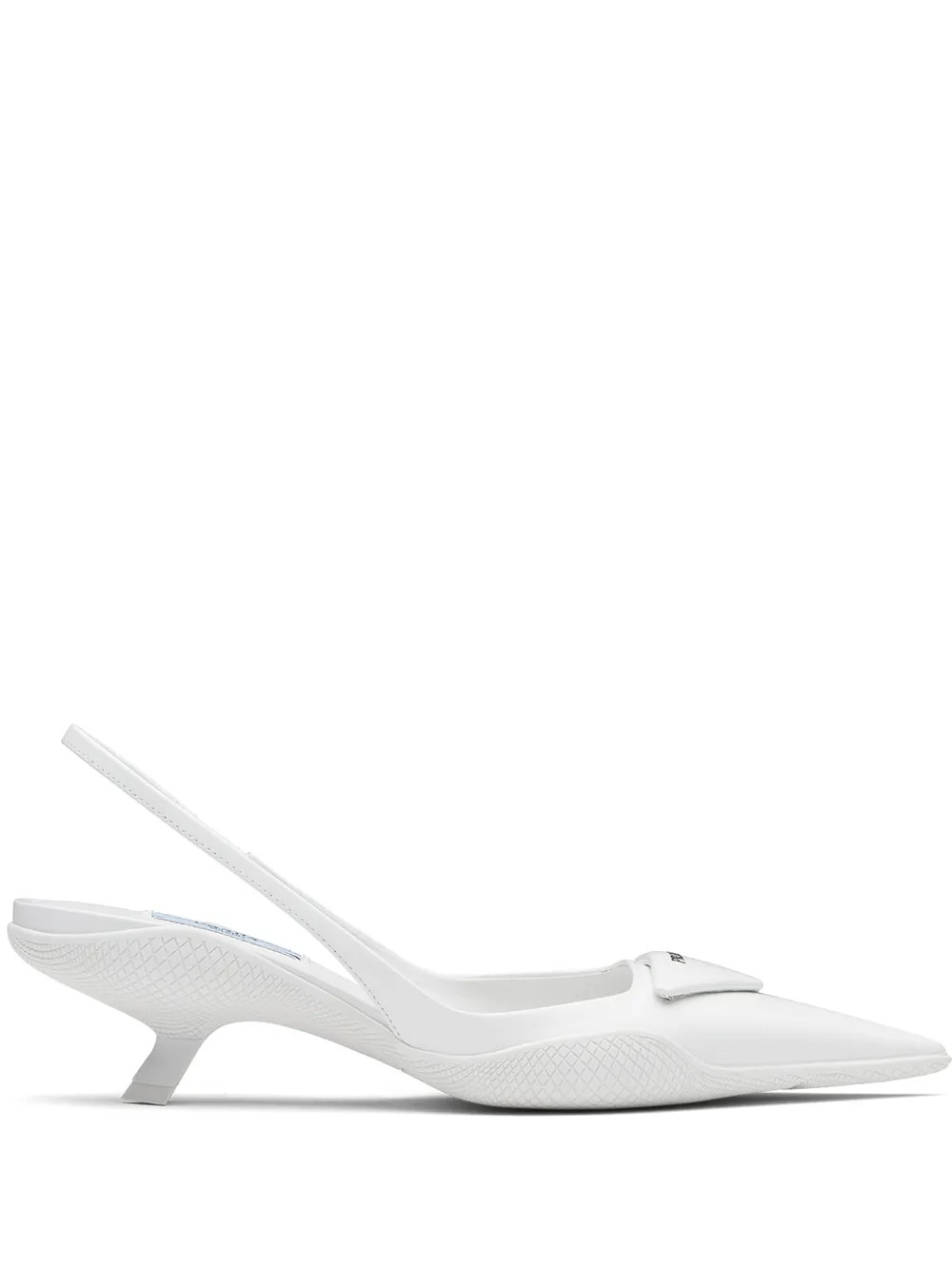 Prada Pointed Slingback Pumps - Farfetch | Farfetch Global