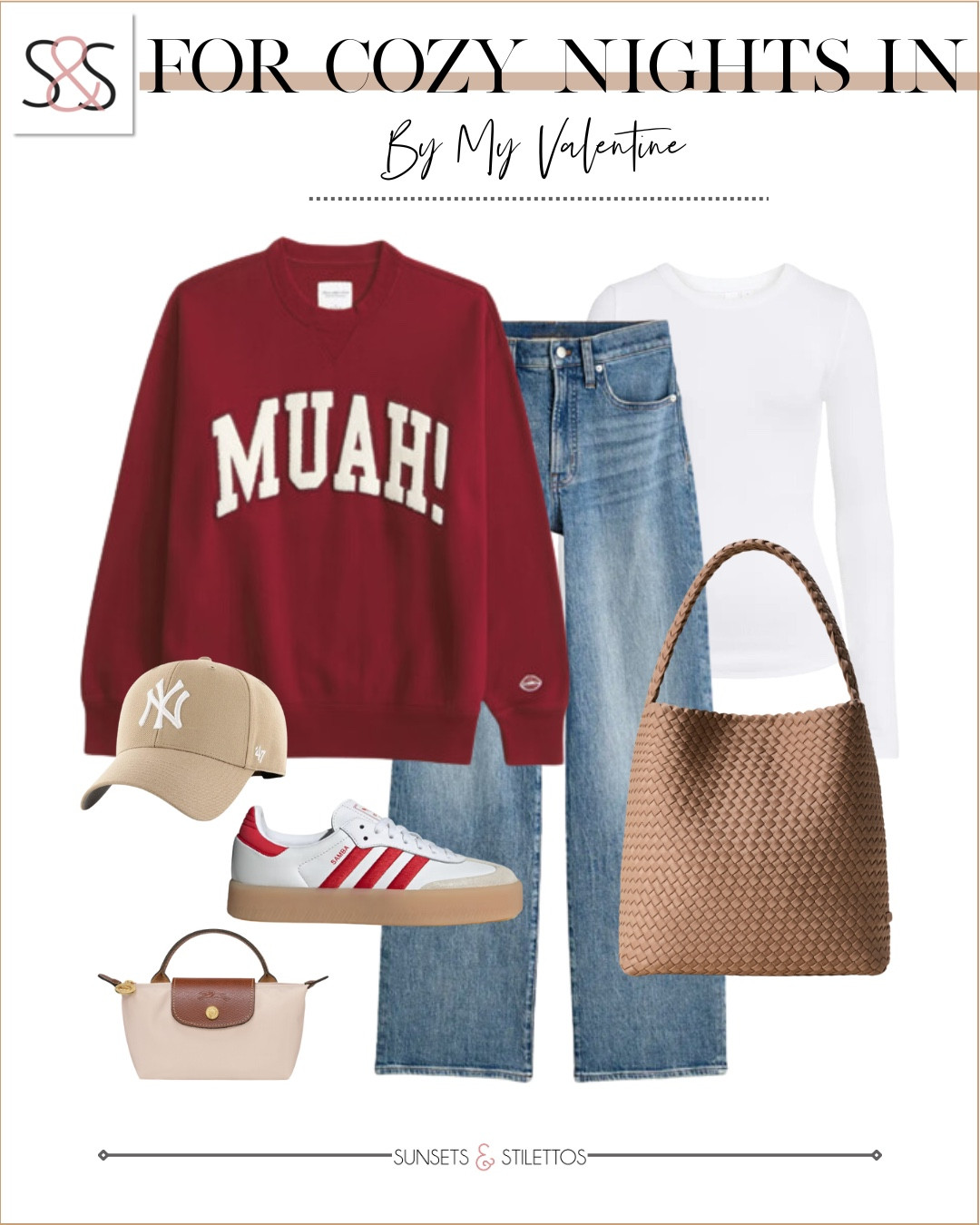 This adorable valentines sweatshirt is perfect for showing your love. Pair with jeans and red adidas sneakers for a great look this romantic season!

Sunsets and Stilettos, hearts, Valentine’s Day outfit

#LTKStyleTip #LTKOver40 #LTKSeasonal