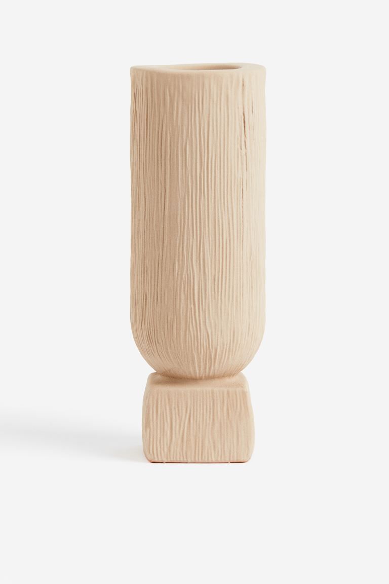 Vase haut en terracotta | H&M (FR & ES & IT)