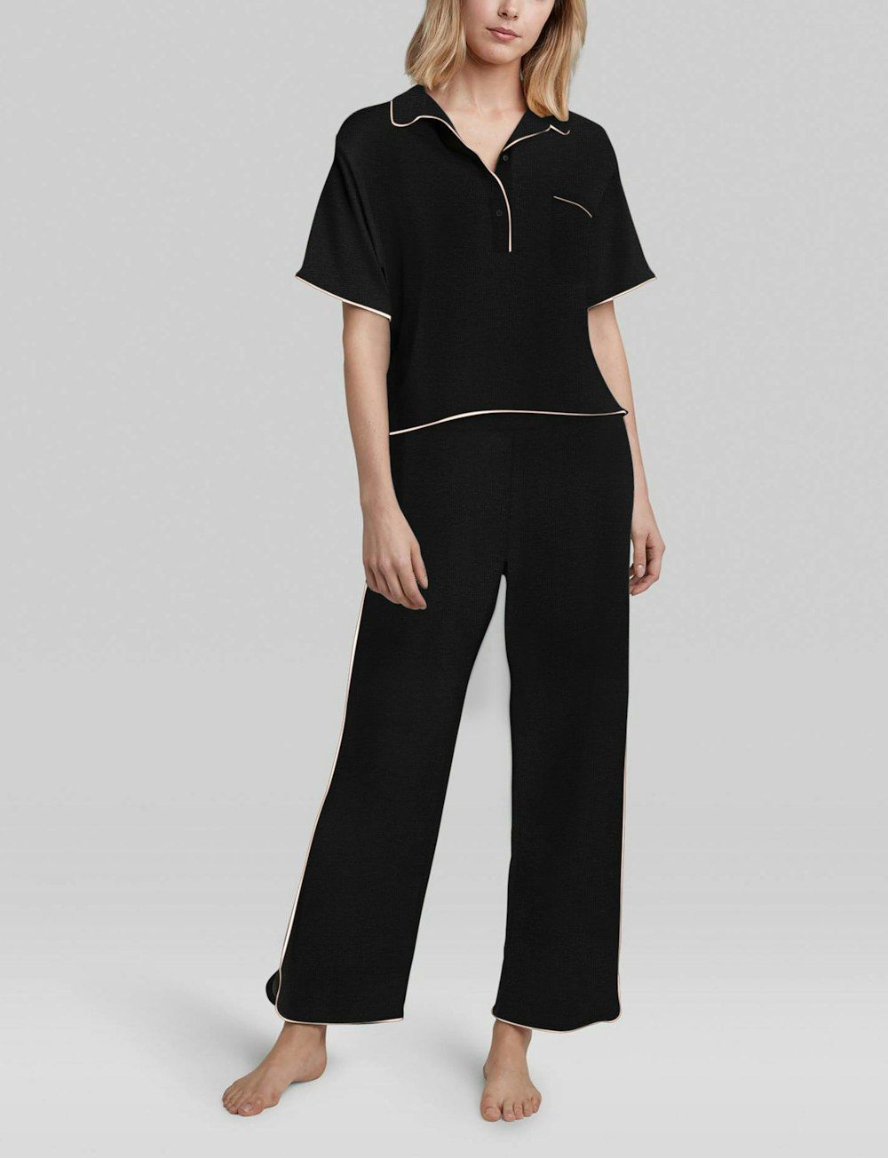 Women's Downtime Pullover Pajama Top & Pant Set | Tommy John