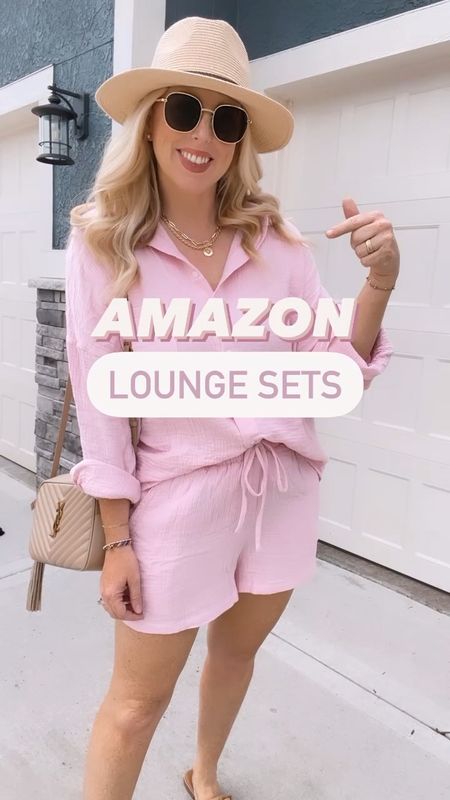 Amazon lounge sets, Amazon fashion, outfit set, summer style 

Wearing a medium in all of them!

#LTKFind #LTKunder50 #LTKSeasonal