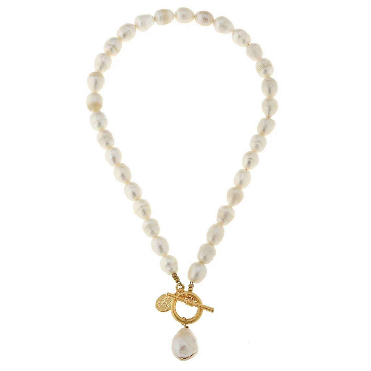 Baroque Pearl Toggle Pearl Necklace | Susan Shaw
