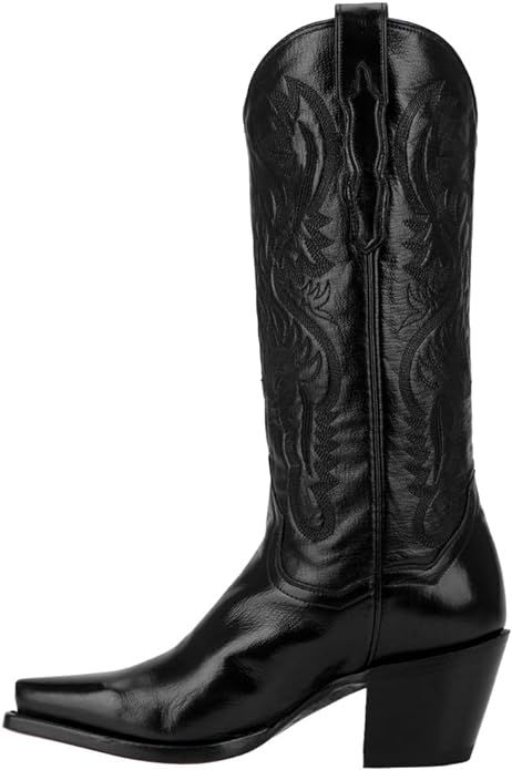 Dan Post Boots Mens Renegade Distressed Snip Toe Dress Boots Mid Calf - Brown | Amazon (US)