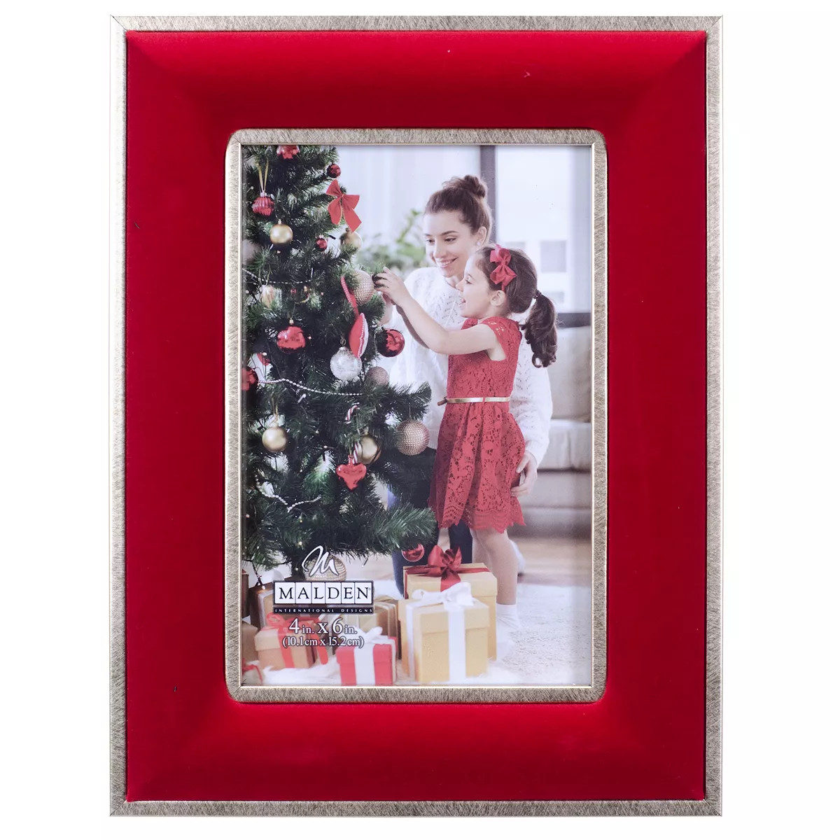 Malden Red Velvet With Gold Moulding Holiday Picture Frame | Kohl's