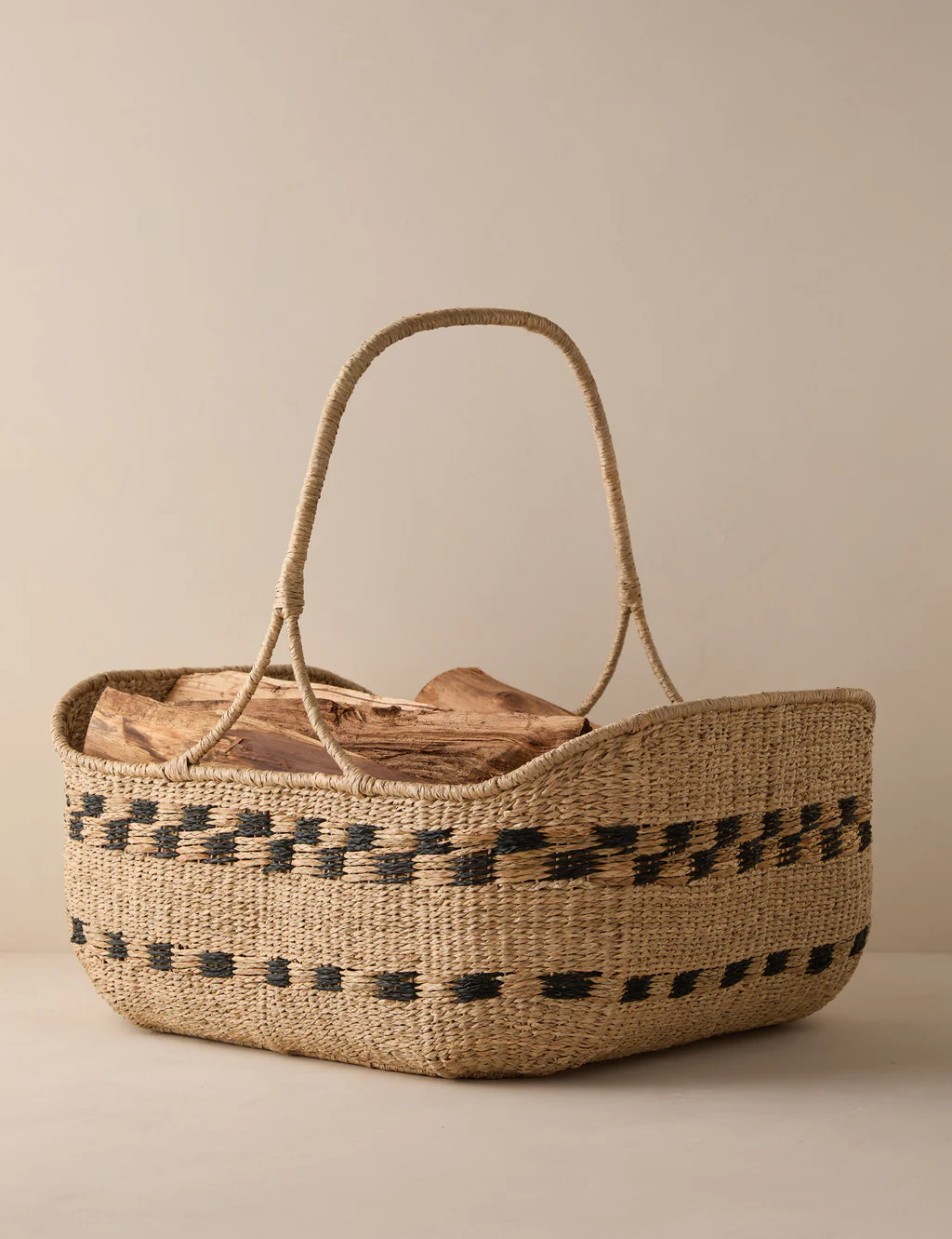 Kemble Woven Handled Basket | Lulu and Georgia 