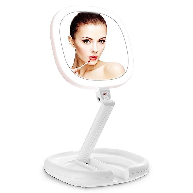 Lighted Makeup Mirror, Beautifive Double Sided Magnifying Mirror, Vanity Mirror with Lights, Smar... | Amazon (US)