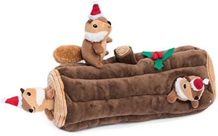 ZippyPaws Holiday Burrow Interactive Dog Toys - Hide and Seek Dog Toys and Puppy Toys, Colorful S... | Amazon (US)