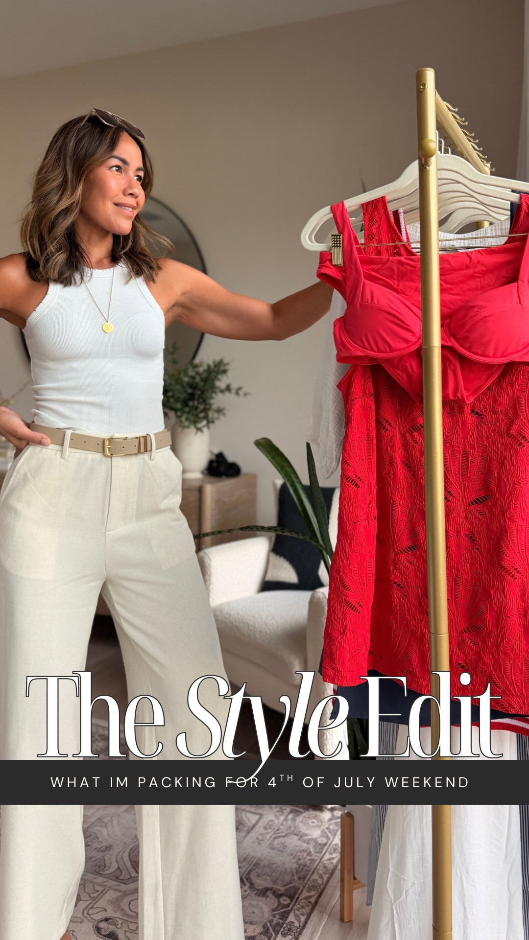 Packing an Americana-inspired wardrobe for Fourth of July weekend. ❤️🤍💙

I kept everything in a red, white, and blue color palette so every piece works together and getting dressed is effortless. I’m bringing a red floral dress, a blue-and-white striped set, an airy white maxi, the perfect white top that goes with everything, blue printed shorts, a couple of tennis dresses, a red bikini, and a red crochet cover-up.

Everything can be mixed and matched, dressed up with flats or kept casual with sneakers, so I’m ready for everything from beach days to dinners out without overpacking.

#LTKTravel #LTKgrwm #LTKSeasonal