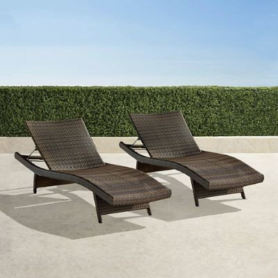 Balencia Bronze Chaise Lounges, Set of Two | Frontgate