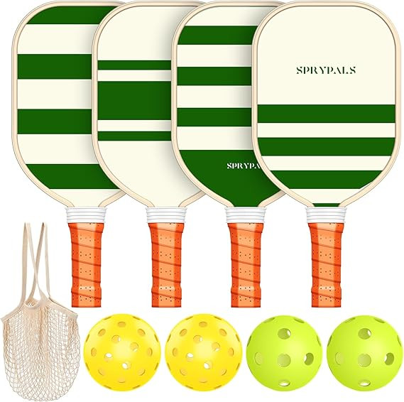 Pickleball Paddles,USAPA Approved Pickleball Paddles Set Premium Pickleball Paddle, 4 Pickleball ... | Amazon (US)