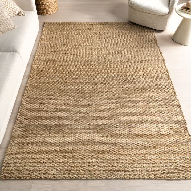 Natural Handspun Jute Area Rug | Rugs USA