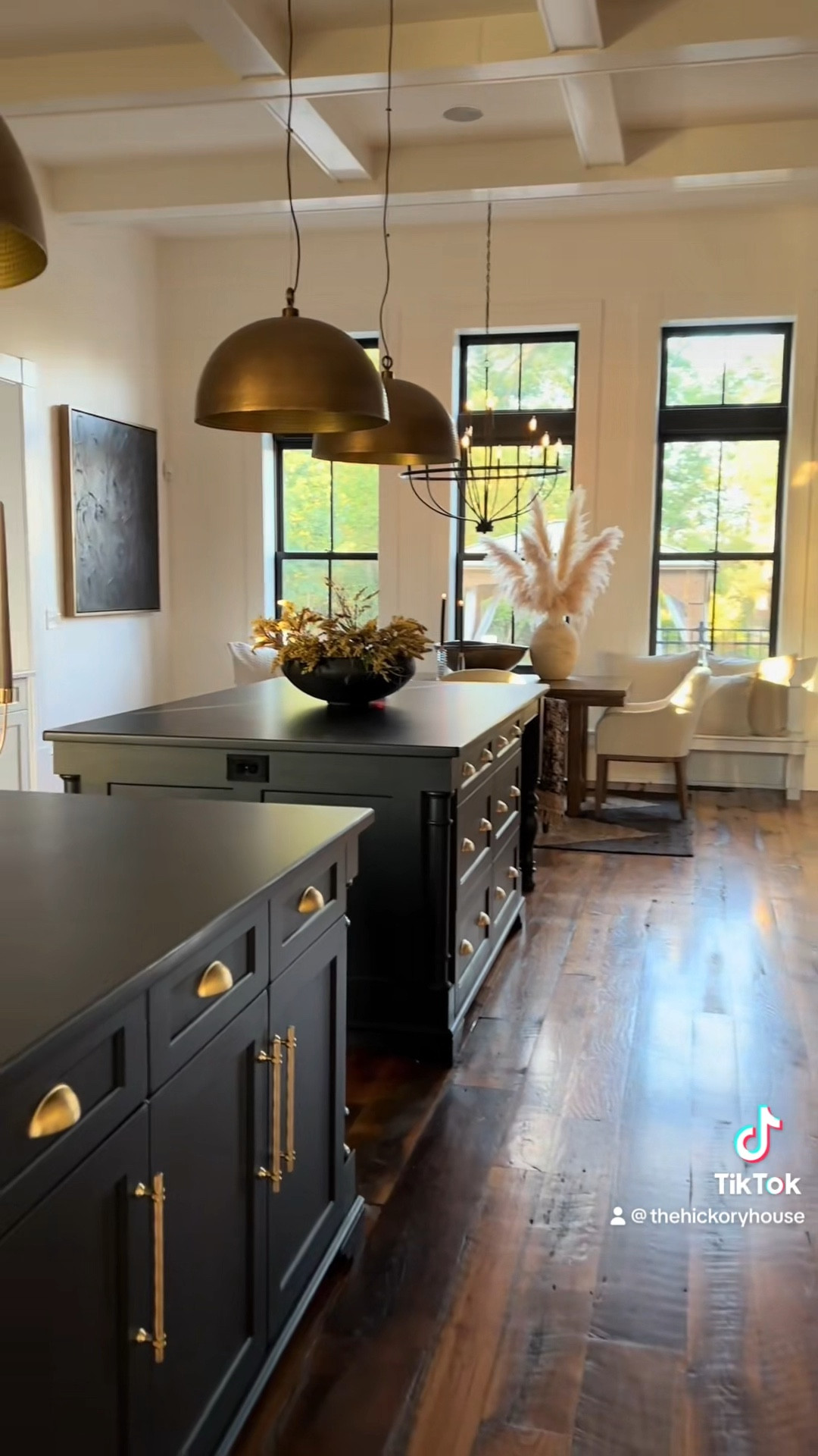 These gold dome pendant lights tied our kitchen remodel together perfectly! 

#LTKhome #LTKSeasonal #LTKVideo