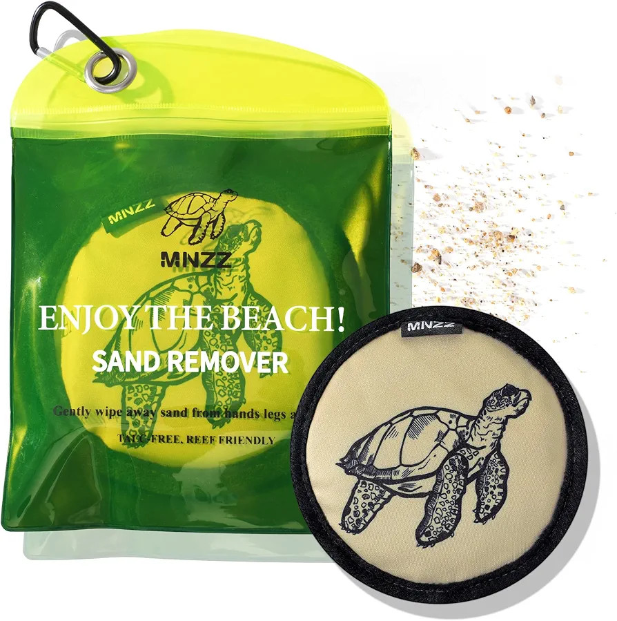 Beach Sand Remover Sand Eraser Wipe Mitt Family Kids Women 2026 Summer Beach Towels Vacation Esse... | Amazon (US)
