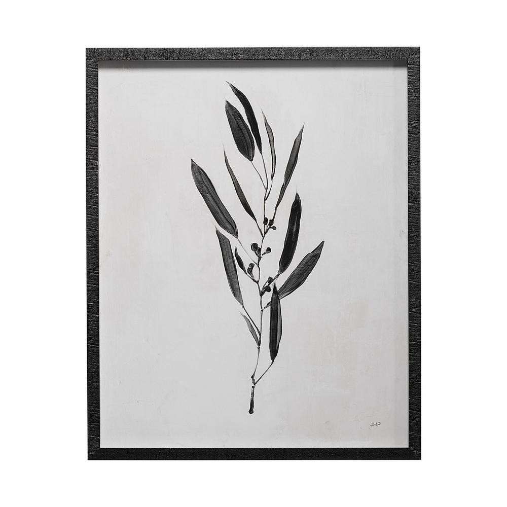 Botanical Study I Framed Art Botanical Print (25.5 in. x 31.5 in.) | The Home Depot