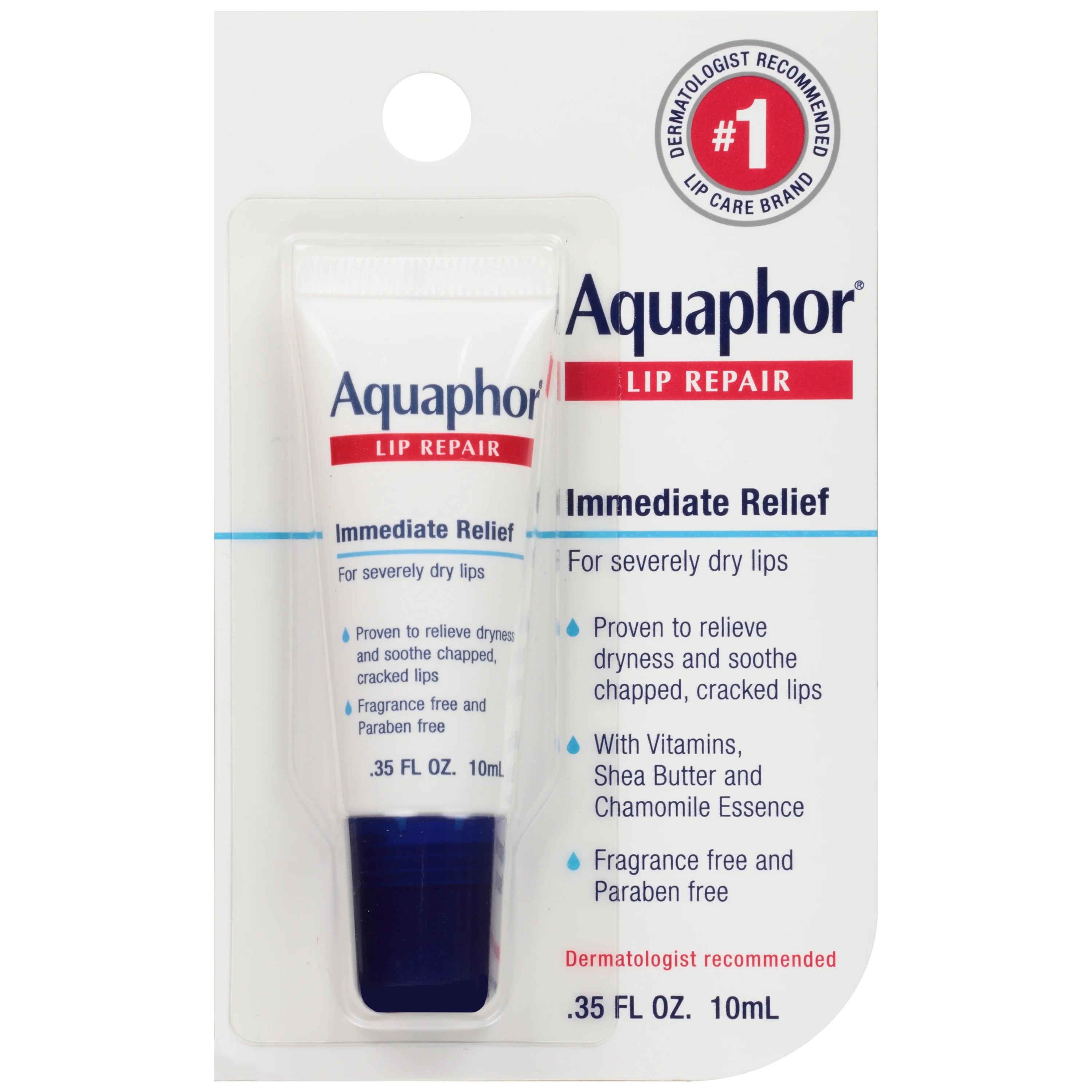 Aquaphor Lip Repair, 0.35 Fl Oz - Walmart.com | Walmart (US)