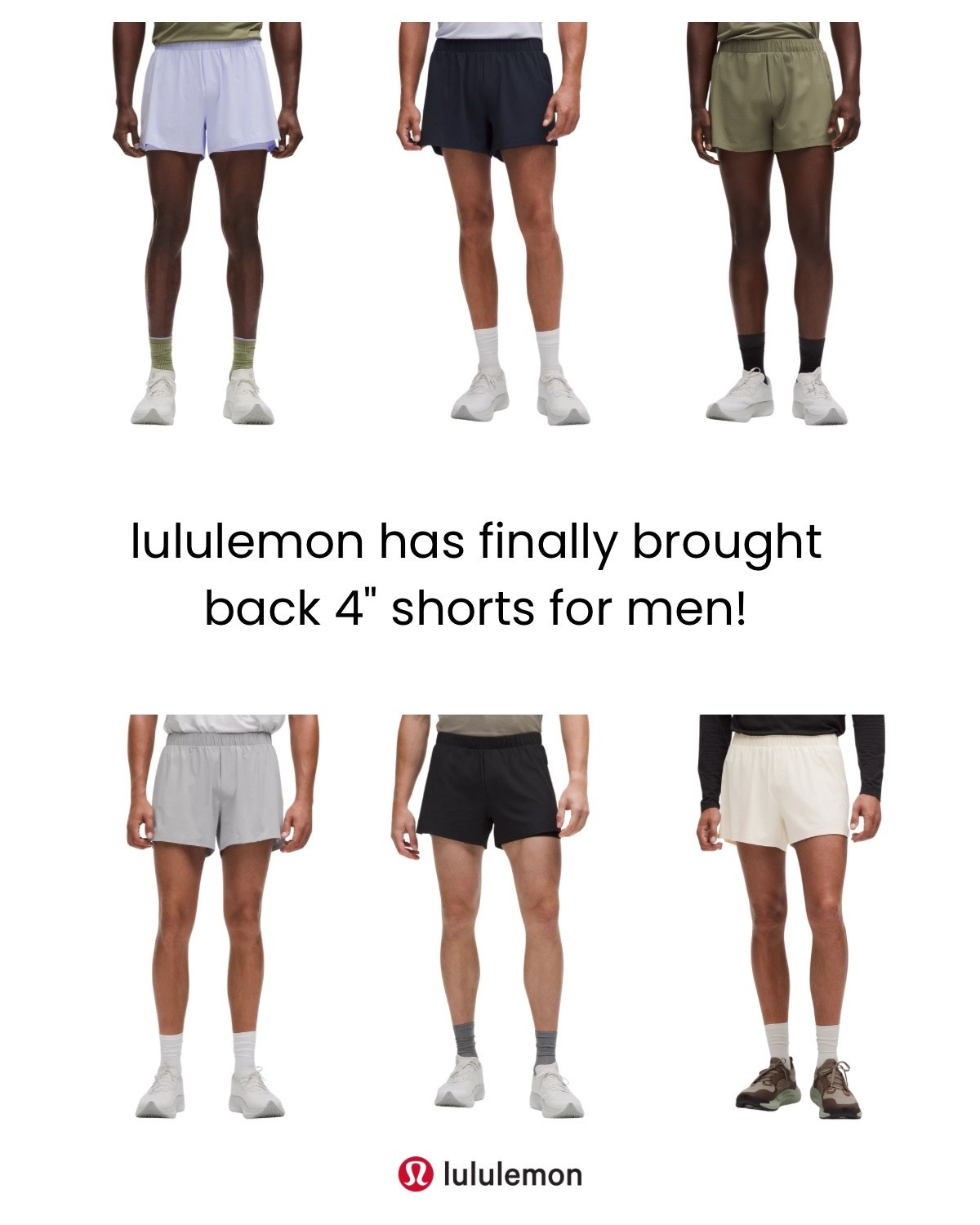 The wait is finally over! We’ve been petitioning for lululemon to bring back 4” shorts and looks like they finally have! Now the bigger question, what color to get?!

#LTKActive #LTKMens