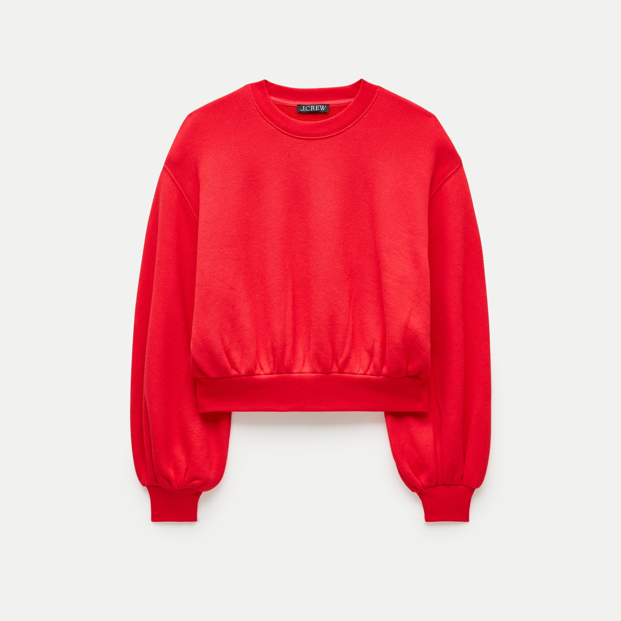 Heritage terry blouson-sleeve sweatshirt | J. Crew US
