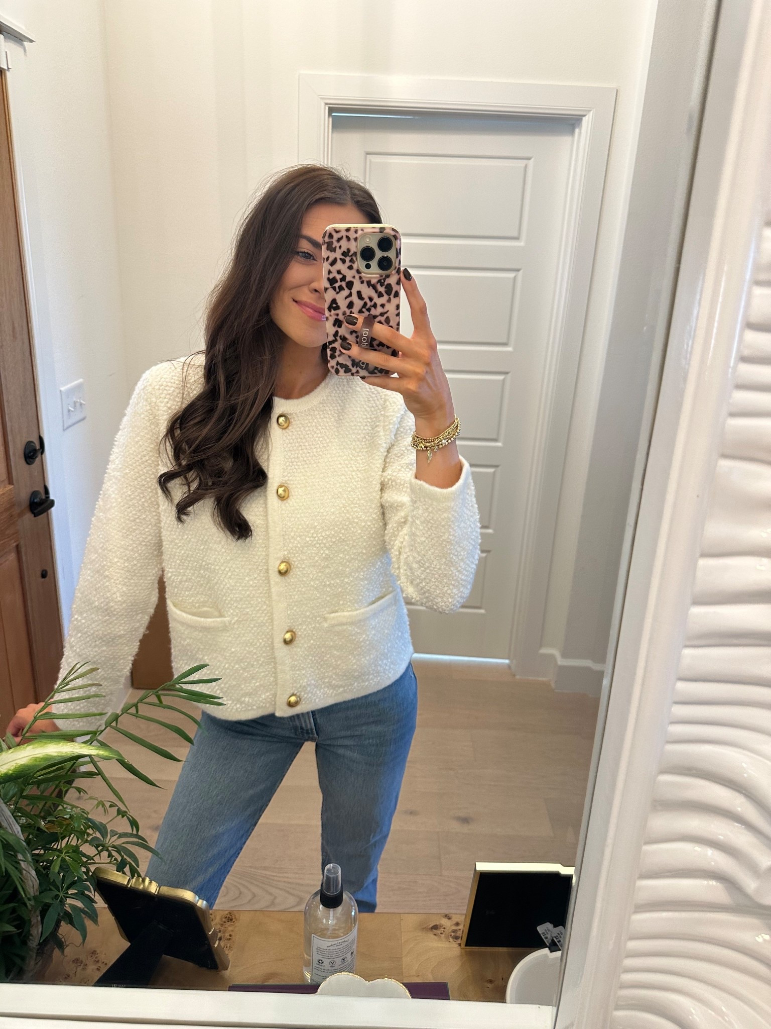 Can you believe this stunning cardigan is from Walmart?! 😱 Only $28 and looks way more expensive — cozy, classic, and perfect for fall days 🤍 #LTKFinds #WalmartFashion @Walmart 

#LTKFindsUnder50 #LTKStyleTip #LTKSeasonal