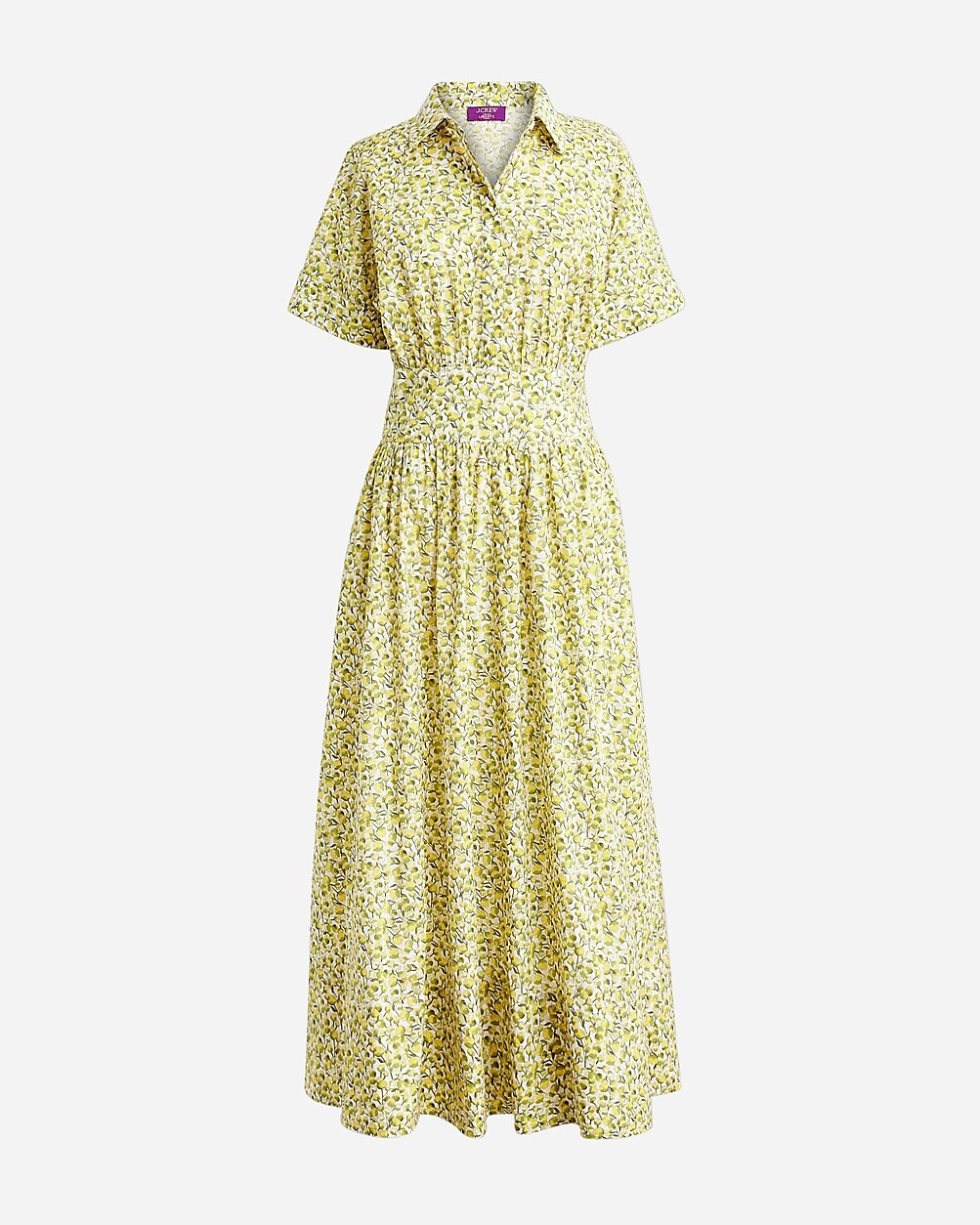 4.7(29 REVIEWS)Fitted-waist shirtdress in Liberty® Eliza's Yellow fabric$99.50-$134.50$168.00-$2... | J. Crew US