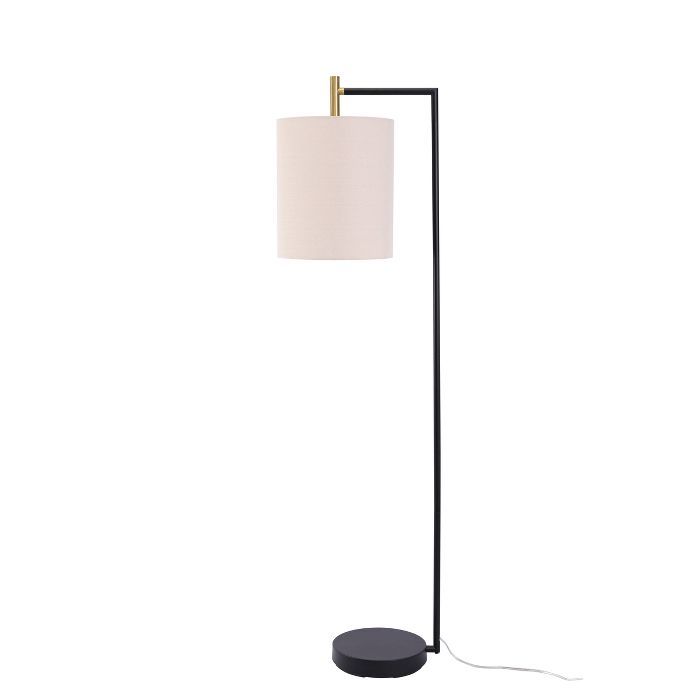 Fabric Lantern Floor Lamp Black (Includes Energy Efficient Light Bulb) - Project 62™ | Target