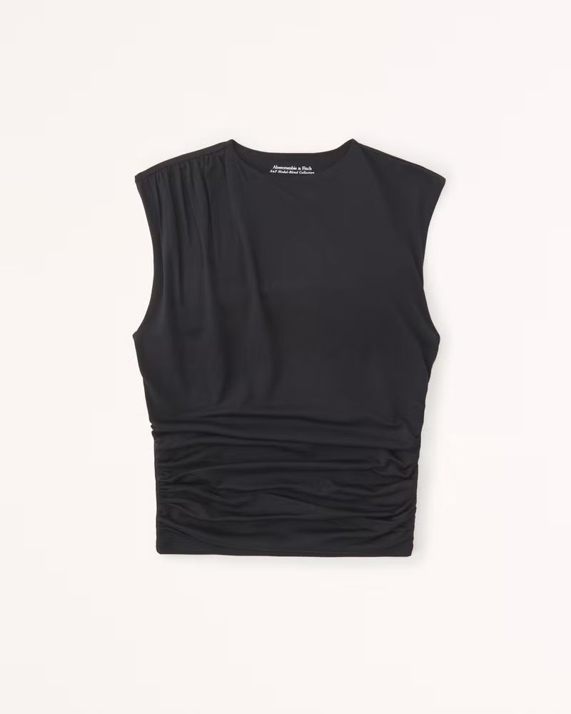 Draped Shell Top | Abercrombie & Fitch (US)