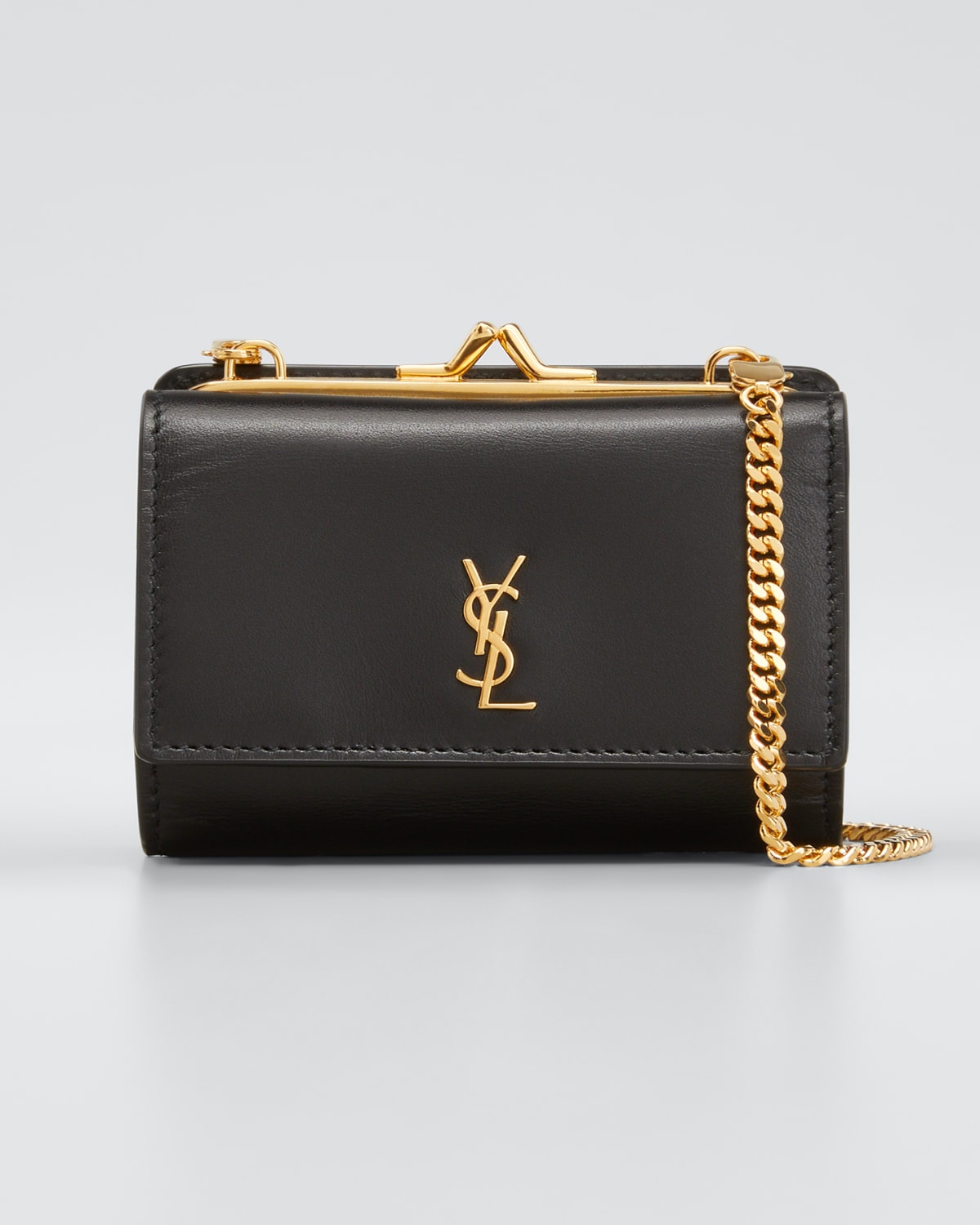 YSL Smooth Leather Clutch Belt Bag | Bergdorf Goodman