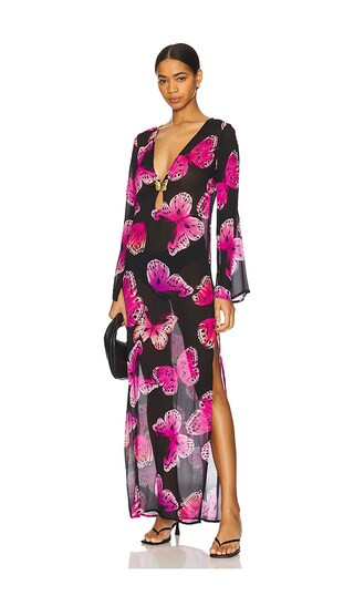 Hotline Butterfly Maxi Dress in Monarch | Revolve Clothing (Global)