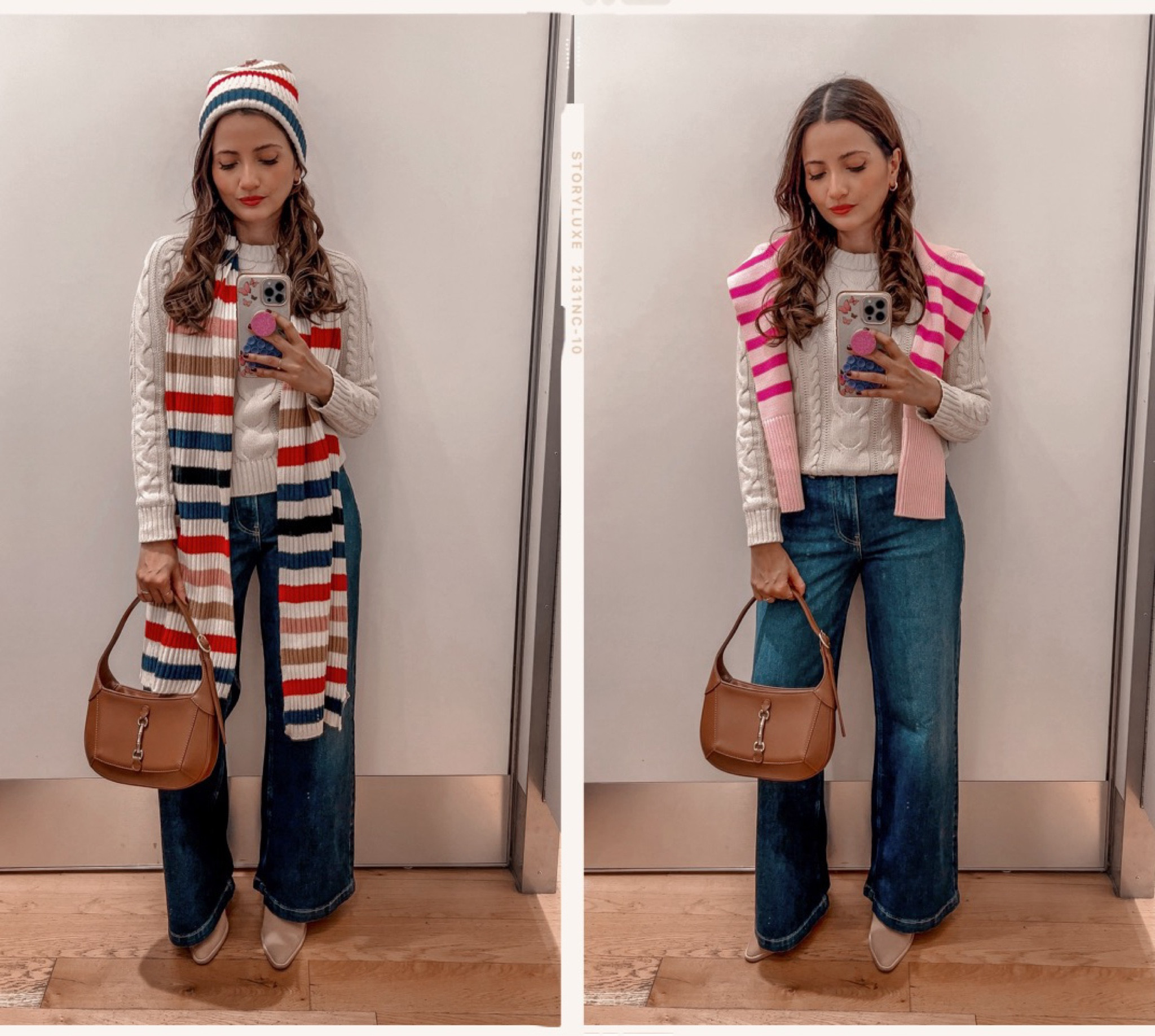 This month I’m updating my wardrobe with fresh denim for Spring. GAP is one of my favourite stores for quality denim with flattering fits - I’m wearing the GAP Cable knit sweater and High Rise Stride Wide Leg jeans with Pink Stripe sweater, CashSoft Rib Beanie and Stripe Scard. Wearing XS in tops and size 27 in jeans. 

#ad #gapcanada #howyouweargap

#LTKstyletip #LTKworkwear #LTKsalealert