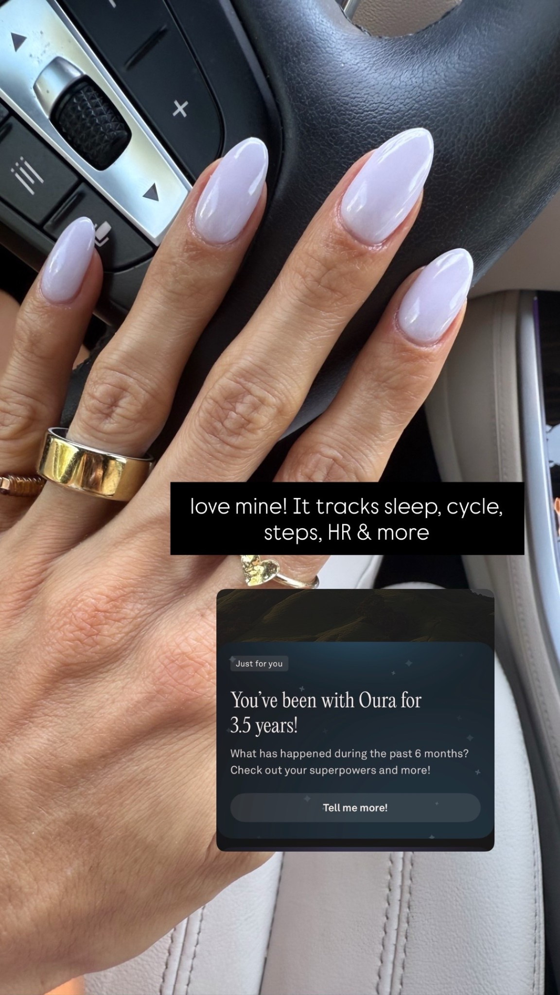 love mine! It tracks sleep, cycle, steps, HR & more