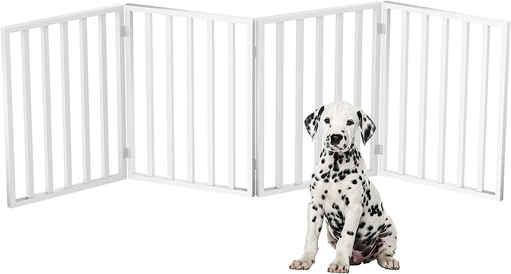 Pet Gate – Dog Gate for Doorways, Stairs or House – Freestanding, Folding, Accordion Style, W... | Amazon (US)