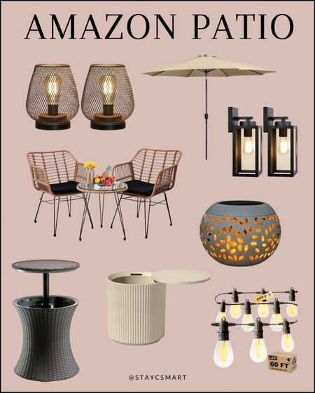 Outdoor patio home decor finds from amazon, amazon home finds for your outdoor patio 

#LTKHome #LTKSeasonal