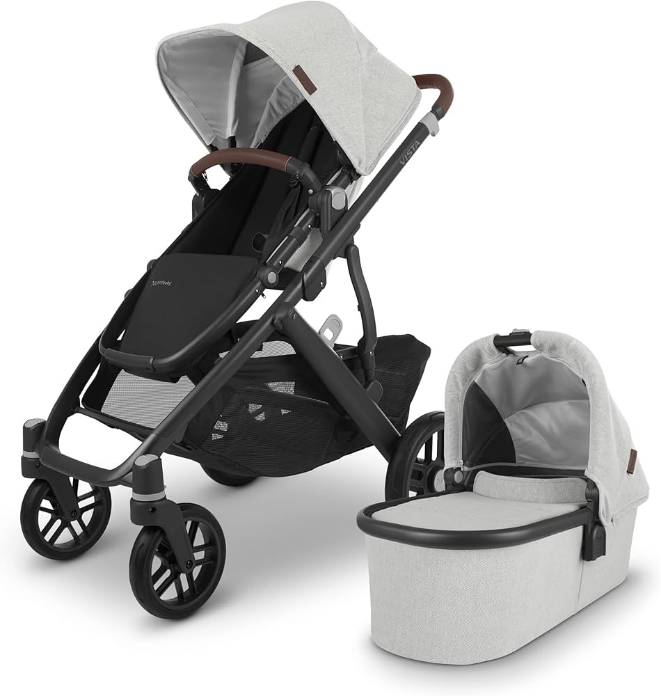UPPAbaby Vista V2 Stroller / Convertible Single-To-Double System / Bassinet, Toddler Seat, Bug Sh... | Amazon (US)