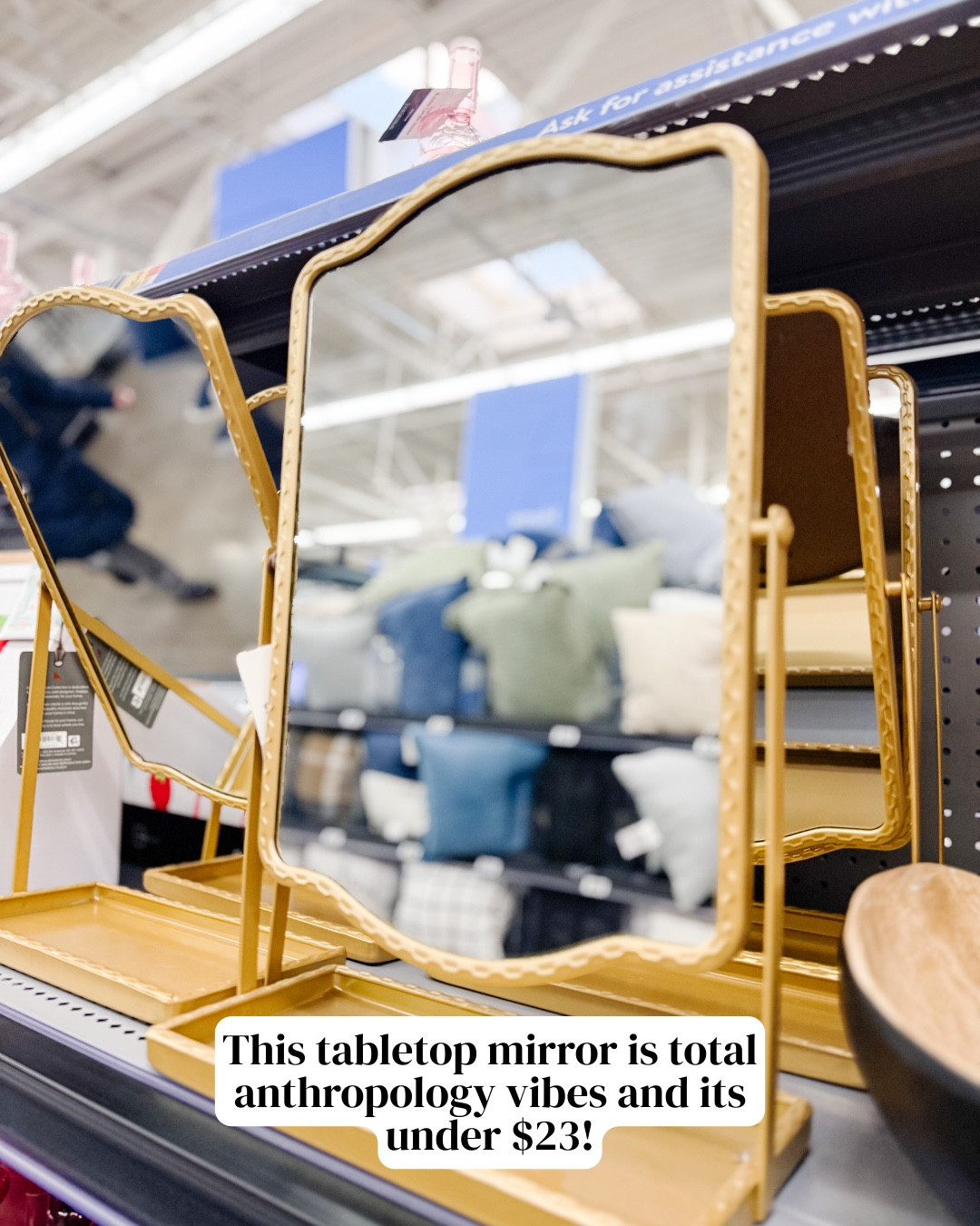 Anthropology look on a Walmart budget! This mirror would look so cute anywhere in your home, bathroom or vanity! ￼

#LTKHome #LTKSaleAlert #LTKmorningroutine