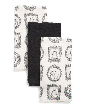 Set Of 3 Assorted Kitchen Towels | Halloween | Marshalls | Marshalls
