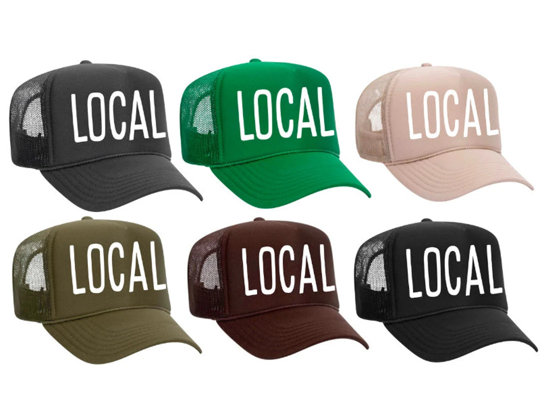 LOCAL Customizable Trucker Hat - Etsy | Etsy (US)