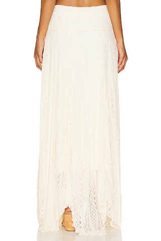Karina Maxi Skirt in Ivory | Revolve Clothing (Global)